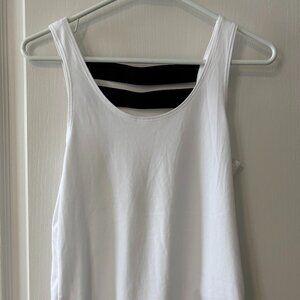 Nike work out tank - White/black